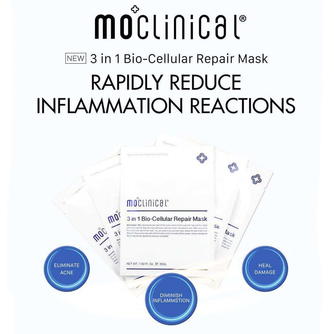 MO Clinical 3 in 1 Bio-Cellular Repair Mask, 5 PCs/Box Beauty & Personal Care MO Clinical