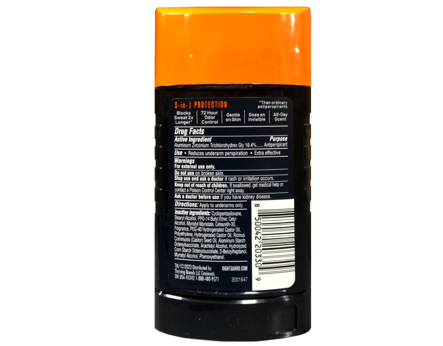 Right Guard Xtreme Defense Antiperspirant Deodorant Invisible Solid Stick, Fresh Blast, 2.6 Ounce , 6 Count (Pack of 1) Beauty & Personal Care Right Guard