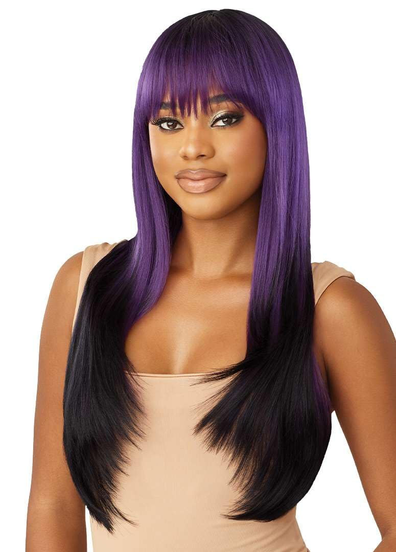 Outre Wigpop Synthetic Full Wig - Style Selects - Konnor (JET BLACK 1)