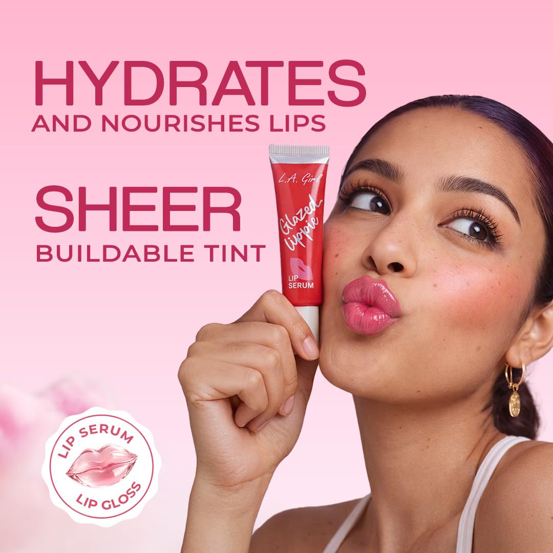 L.A. Girl Glazed Lippie Lip Serum, Glazed Donut GLG951 Beauty and Personal Care L.A. Girl