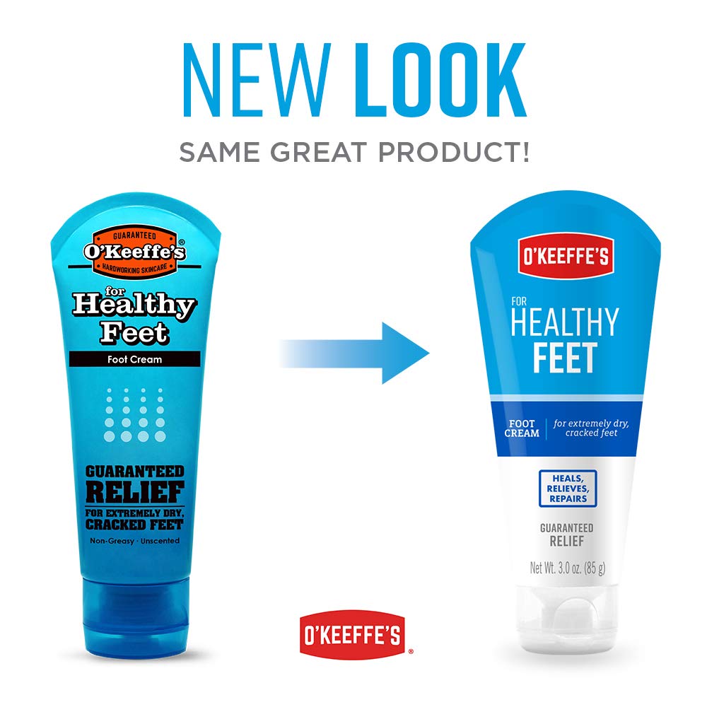 O'Keeffe's K0280004-6 Healthy Feet Foot Cream Tube (6 Pack), 3 oz Beauty & Personal Care O'Keeffe's