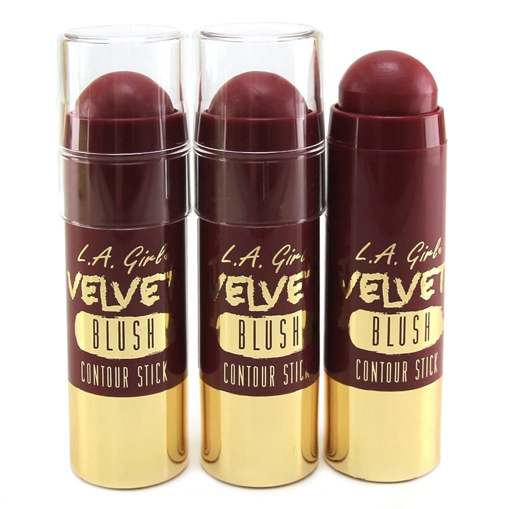 L.A. Girl Velvet Contour Sticks, Blush Crushed Berry Beauty & Personal Care L.A. Girl