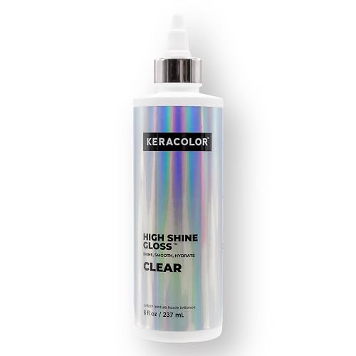Keracolor High Shine Clear Hair Gloss, In-Shower Hair Glaze for Smoothness and Shine, Glossing Treatment, Transparent, 8 Fl Oz Beauty & Personal Care KERACOLOR