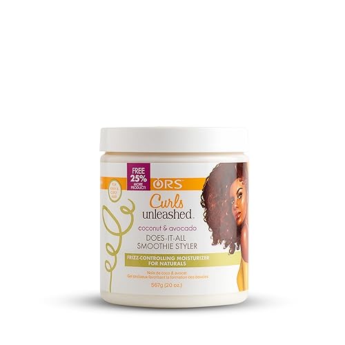 Curls Unleashed Style & Maintenance Coconut and Avocado Curl Enhancing Smoothie, Hydrating Curl Smoothie, (20 oz) Beauty & Personal Care ORS