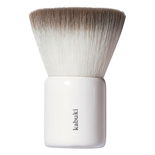 Ere Perez - Natural Eco Vegan Kabuki Makeup Brush | Multipurpose For Powder + Cream | Vegan Nylon Bristles, Cruelty-Free, Clean Beauty Beauty & Personal Care Ere Perez