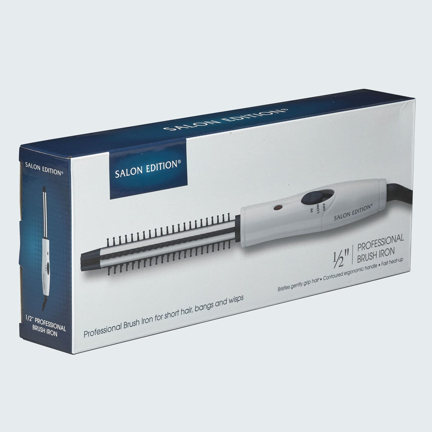 Salon Edition Hair Styling Brush Iron | Smooth 2nd Day Hair Styles (1/2 in) Beauty & Personal Care Salon Edition