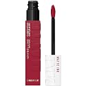 Maybelline Super Stay Matte Ink Liquid Lipstick Makeup, Long Lasting High Impact Color, Up to 16H Wear, Ruler, Deep Cranberry, 1 Count, Packaging May Beauty & Personal Care MAYBELLINE