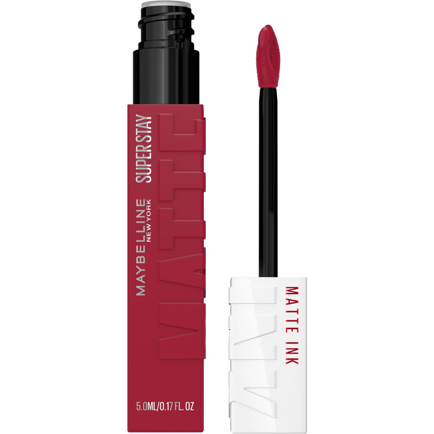 Maybelline Super Stay Matte Ink Liquid Lipstick Makeup, Long Lasting High Impact Color, Up to 16H Wear, Ruler, Deep Cranberry, 1 Count, Packaging May Beauty & Personal Care MAYBELLINE