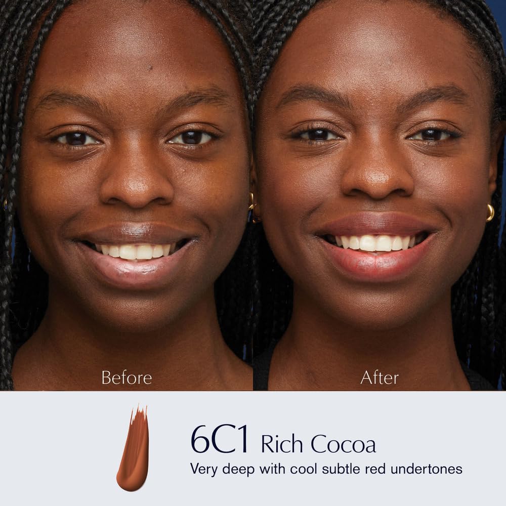 Estée Lauder Double Wear Stay-in-Place 24-Hour Long-Wear Matte Foundation Makeup, 1 Fl Oz, 6C1 Rich Cocoa Beauty & Personal Care Estée Lauder