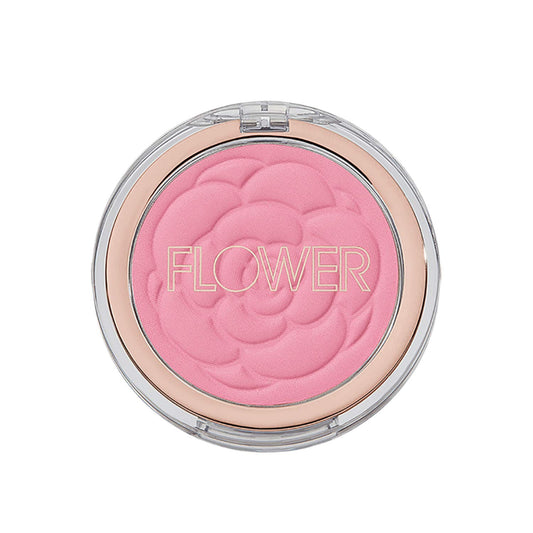 Flower Beauty Pots Powder Blush Smooth Silky Skin Tone Enhancing Soft Satin Finish Makeup, Wild Rose, 0.21 Oz