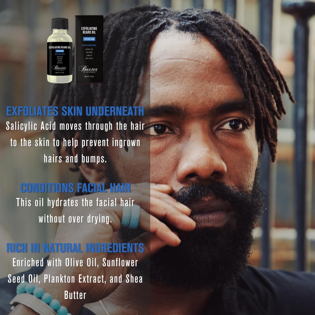 Baxter of California Exfoliating Beard Oil, 1 Fl Oz Beauty and Personal Care Baxter of California