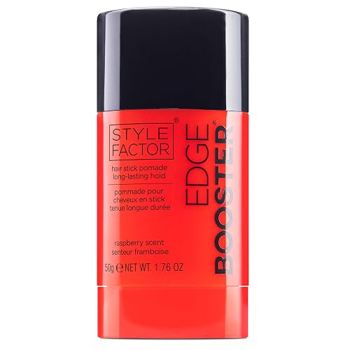 Style Factor EDGE BOOSTER Hair Wax Stick Pomade with Beeswax | Strong Hold Slick Stick for Flyaways, Edges & Baby Hair for Sleek Buns & Ponytails | Beauty & Personal Care Style Factor