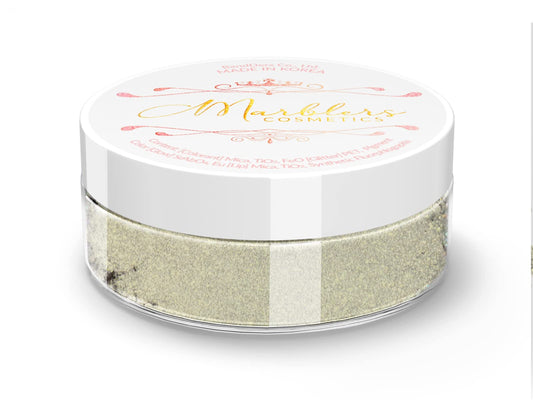 MARBLERS Chunky Natural Mica Powder [Warm Space Pearl] 0.11oz (3g) | Highly Pigmented | Non-Toxic, Vegan, Cruelty-Free | Eyeshadow, Body Butter, Nail Beauty & Personal Care MARBLERS