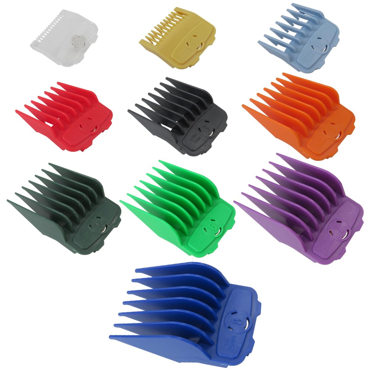 US! 10-Pack Magetic Clipper Guards Set for Baby*liss Pro FX870/ FX825 Series, Color Coded Clipper Guides Replacement - Length: 1/16" to 1" Beauty and Personal Care YTXXDEUS