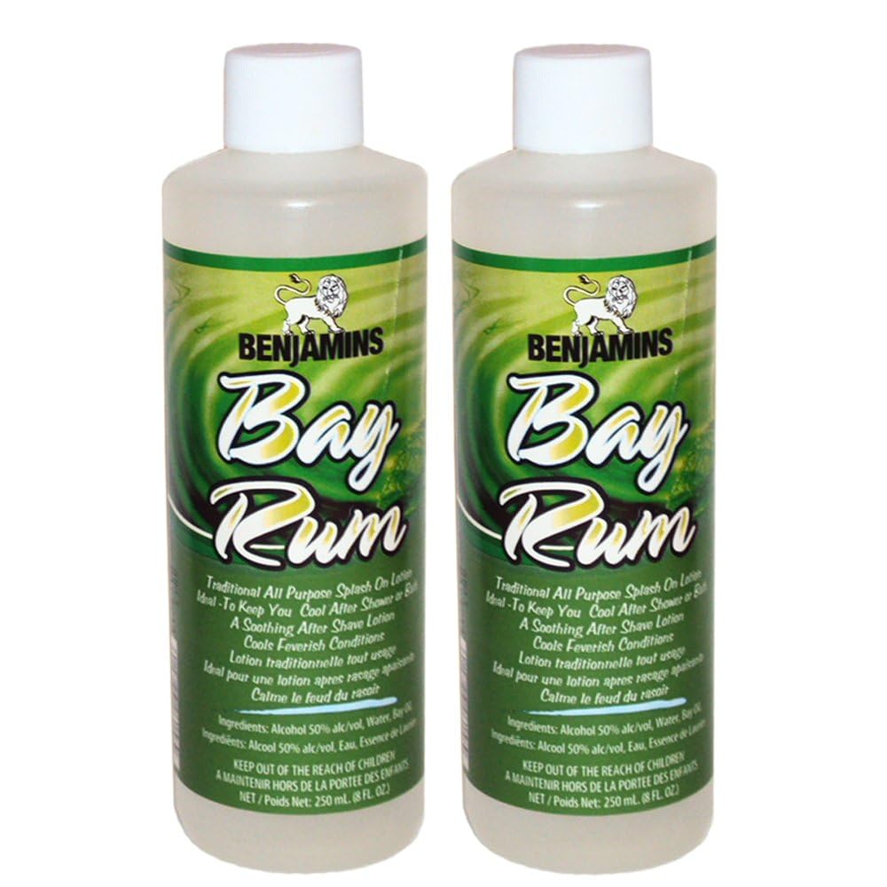 Benjamins Bay Rum 8oz (Pack of 2) Beauty & Personal Care Benjamins