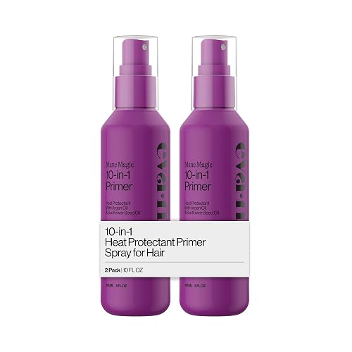 Eva NYC Mane Magic 10-in-1 Heat Protectant Set for Medium + Thick Hair - Anti-Frizz Heat Protection Spray Gift Set - Argan Oil Blow Dry Spray Beauty & Personal Care EVA·NYC
