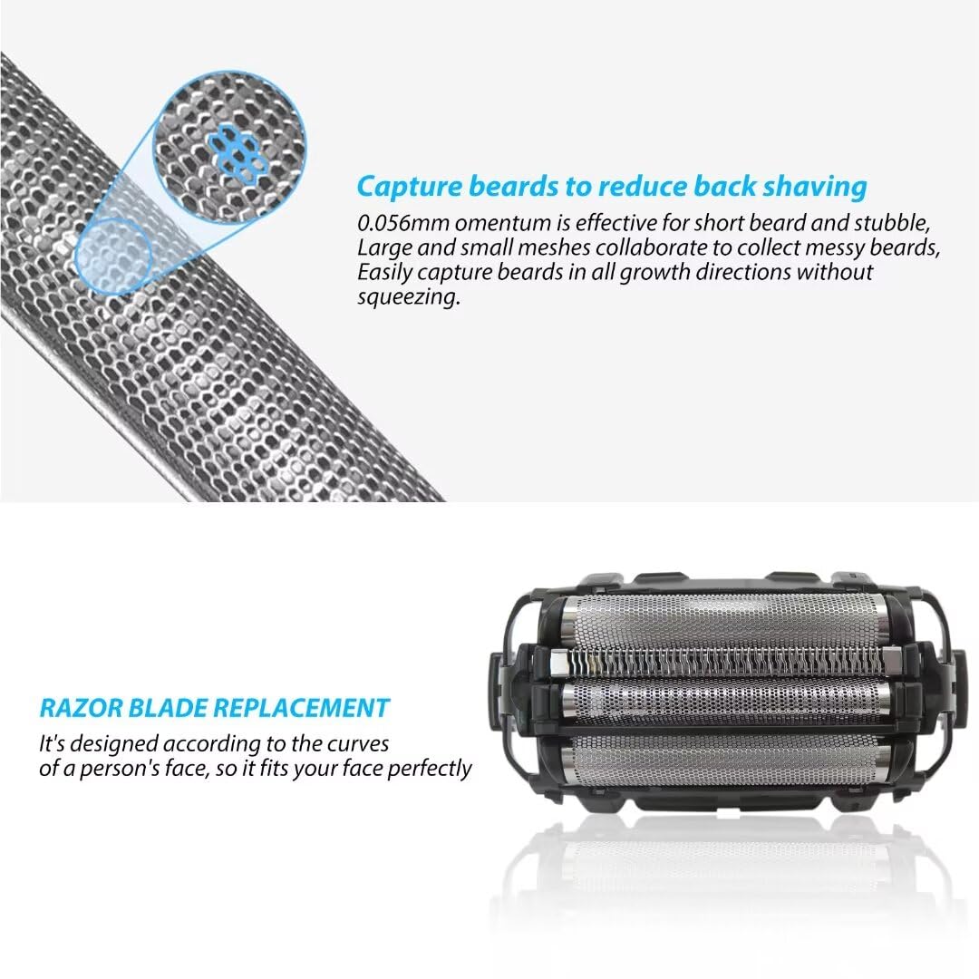 Xspeedonline WES9165PC Replacement Shaver Outer Foil Compatible with Panasonic ESLA93K, ES-LA63AA, ES-LA63-S Beauty and Personal Care Xspeedonline