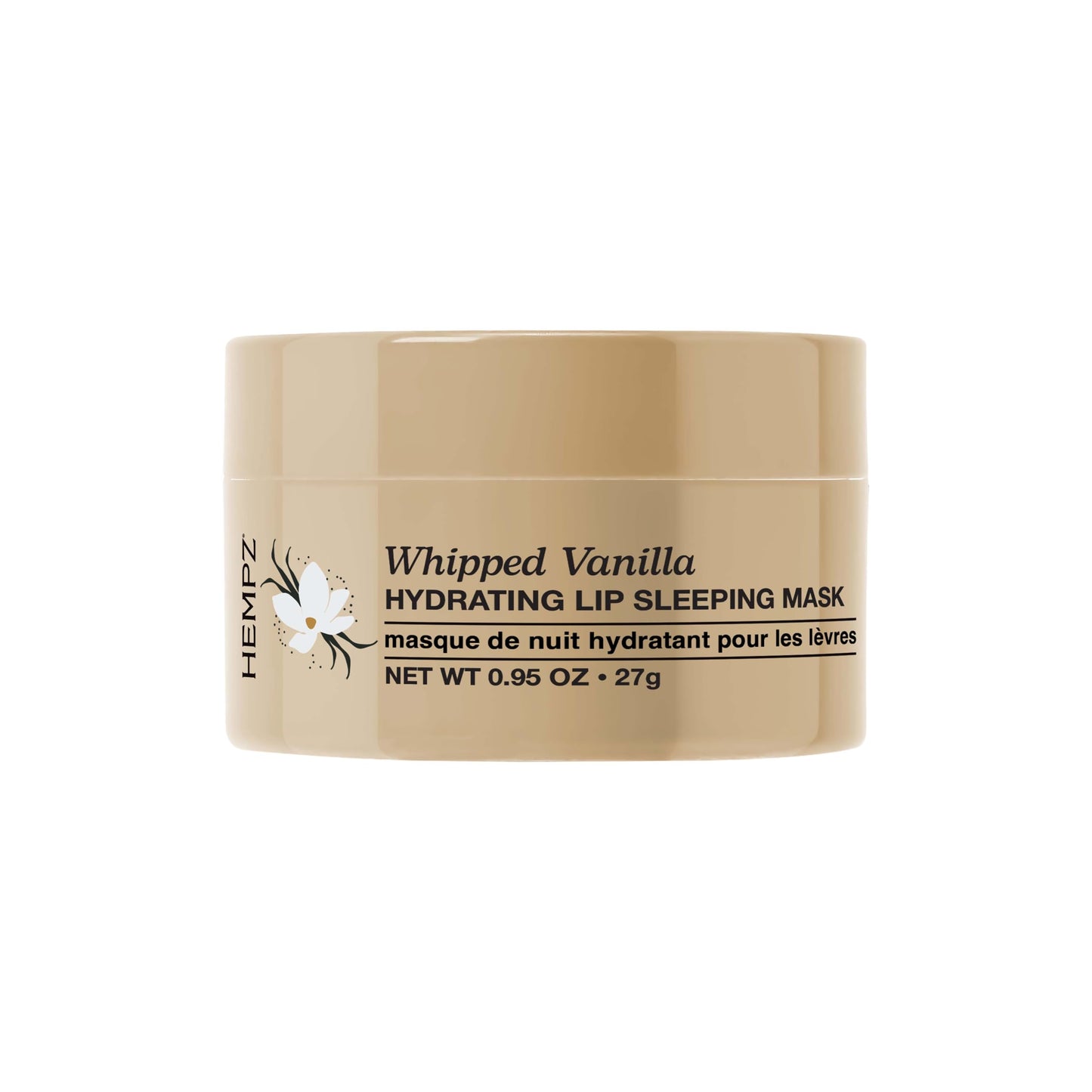 Hempz Hydrating Lip Sleeping Mask - Whipped Vanilla (.95 Oz.) - Overnight Hydrating Lip Balm for Dry Lips, Lip Repair, Chapped Lip Treatment Beauty and Personal Care Hempz