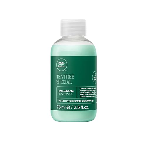 Tea Tree Hair and Body Moisturizer Leave-In Conditioner, Body Lotion, After-Shave Cream, For All Hair + Skin Types, 2.5 fl. oz. Beauty & Personal Care Tea Tree