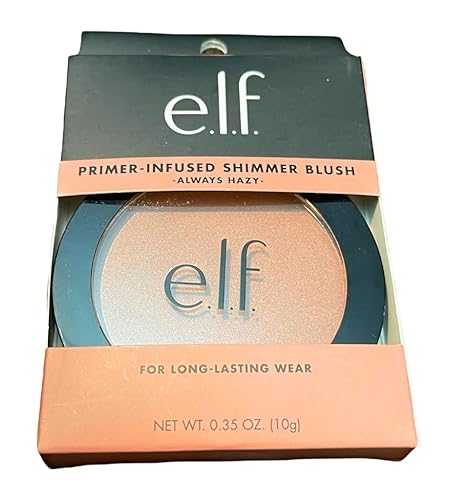 ELF Primer Infused Shimmer Blush- Always Hazy Beauty & Personal Care e.l.f.
