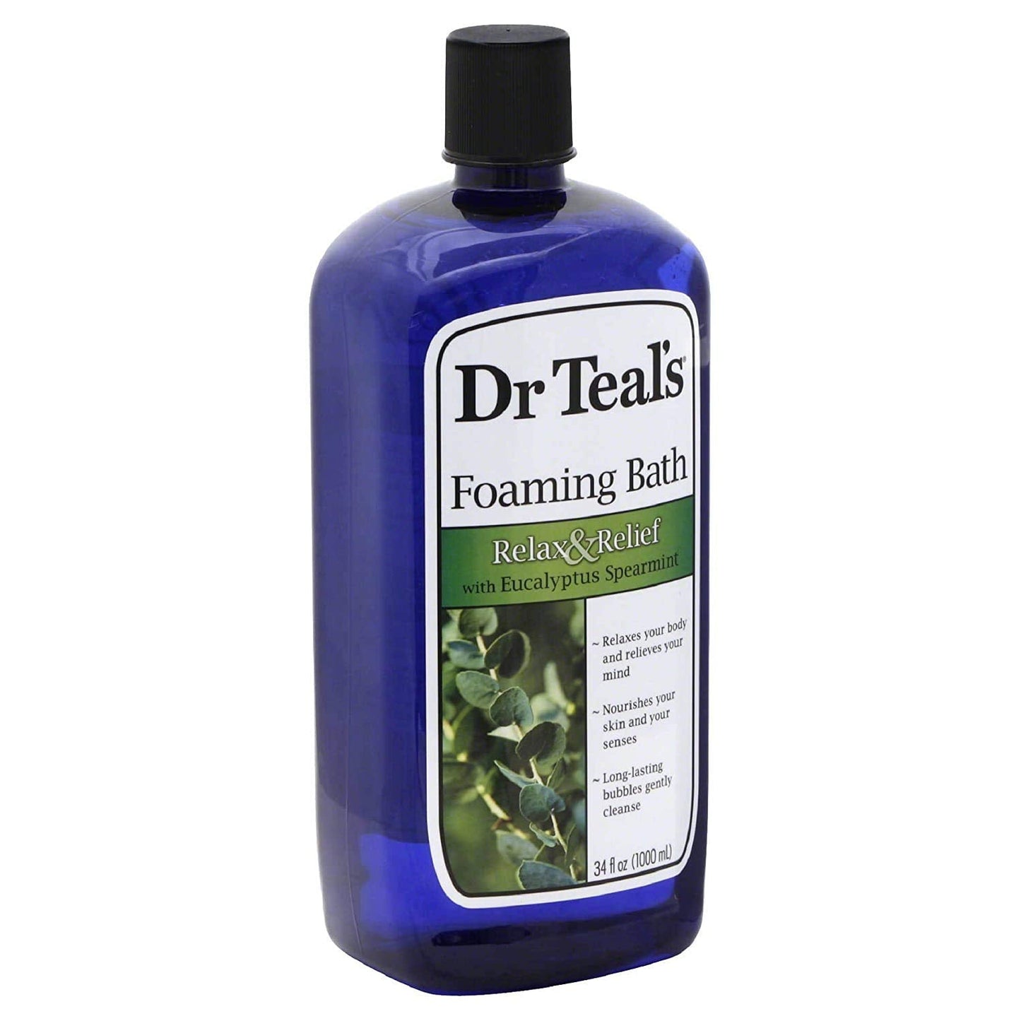 Dr Teal's Foaming Bath Variety Gift Set (2 Pack, 34oz Ea.) - Relax & Relief Eucalyptus & Spearmint, Melatonin Sleep Bath - Essential Oils Blended Beauty and Personal Care Dr Teal's