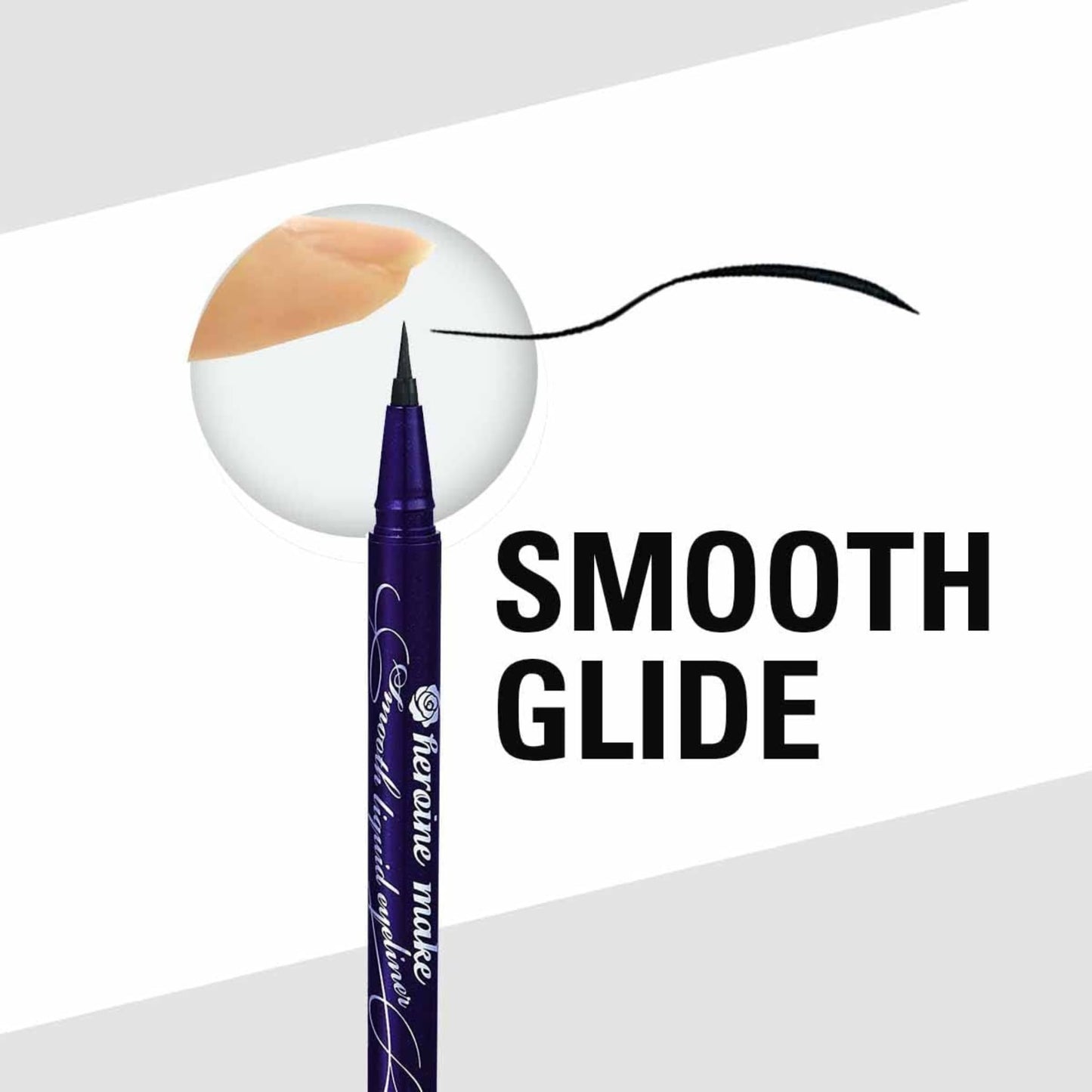 Heroine Make by KISSME Waterproof Eyeliner with Ultra-Fine 0.1mm Tip, Liquid Eyeliner Pen for Sensitive Skin, Cat Eye Liner for Long Lasting Wear… Beauty & Personal Care Heroine Make
