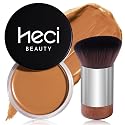 HECI BEAUTY Cream Bronzer with Brush, Creamy & Highly Pigmented Formula, Blendable Cream Contour Makeup with a Natural, Matte Finish - Buildable Beauty & Personal Care HECI BEAUTY