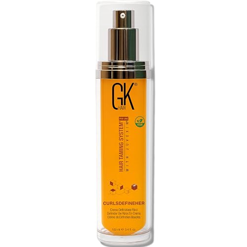 GK HAIR Global Keratin CurlsDefineHer (3.4 Fl Oz/100ml) Curl Defining Cream Curl Activator/Moisturizing Cream, Frizz Control for Natural Hair (3.4 fl Beauty & Personal Care GK HAIR