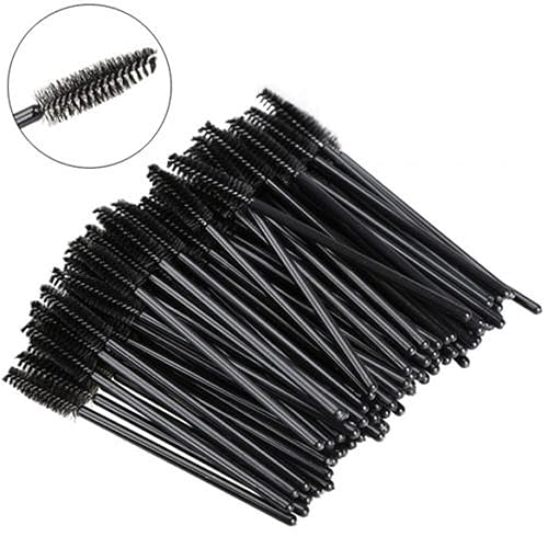 yueton Pack of 100 Disposable Eyelash Brushes Wands Mascara Applicator Beauty & Personal Care yueton