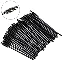 yueton Pack of 100 Disposable Eyelash Brushes Wands Mascara Applicator Beauty & Personal Care yueton