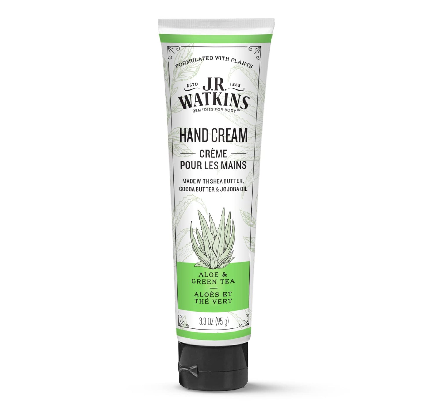 J.R. Watkins Natural Moisturizing Hand Cream, Hydrating Hand Moisturizer with Shea Butter, Cocoa Butter, and Avocado Oil, USA Made and Cruelty Free Beauty & Personal Care J.R. Watkins