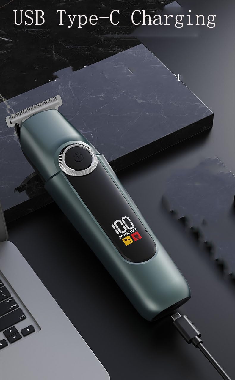 GLESVOWIO Multifunctional Beard Trimmer for Men Electric Razor for Nose Body Face and Mustache 5-in-1 Barber Hair Clippers Cordless Shavers Beauty and Personal Care GLESVOWIO