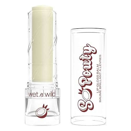 wet n wild Perfect Pout So Pouty Shine Tinted Lip Balm Coconut Flavored, Hyaluronic Acid, Vegan Collagen, Moisturizing For Dry Lip Care, Clear Beauty & Personal Care wet n wild