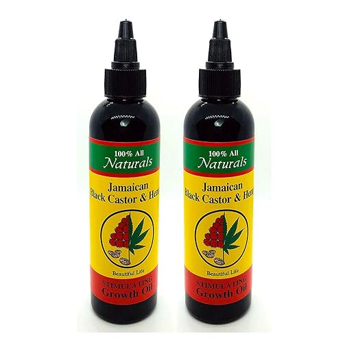 Beautiful Life Black Castor & Hemp Jamaican Black Castor Oil Infused with Hemp Seed Oil 4oz (2ea) Beauty & Personal Care Beautiful Life