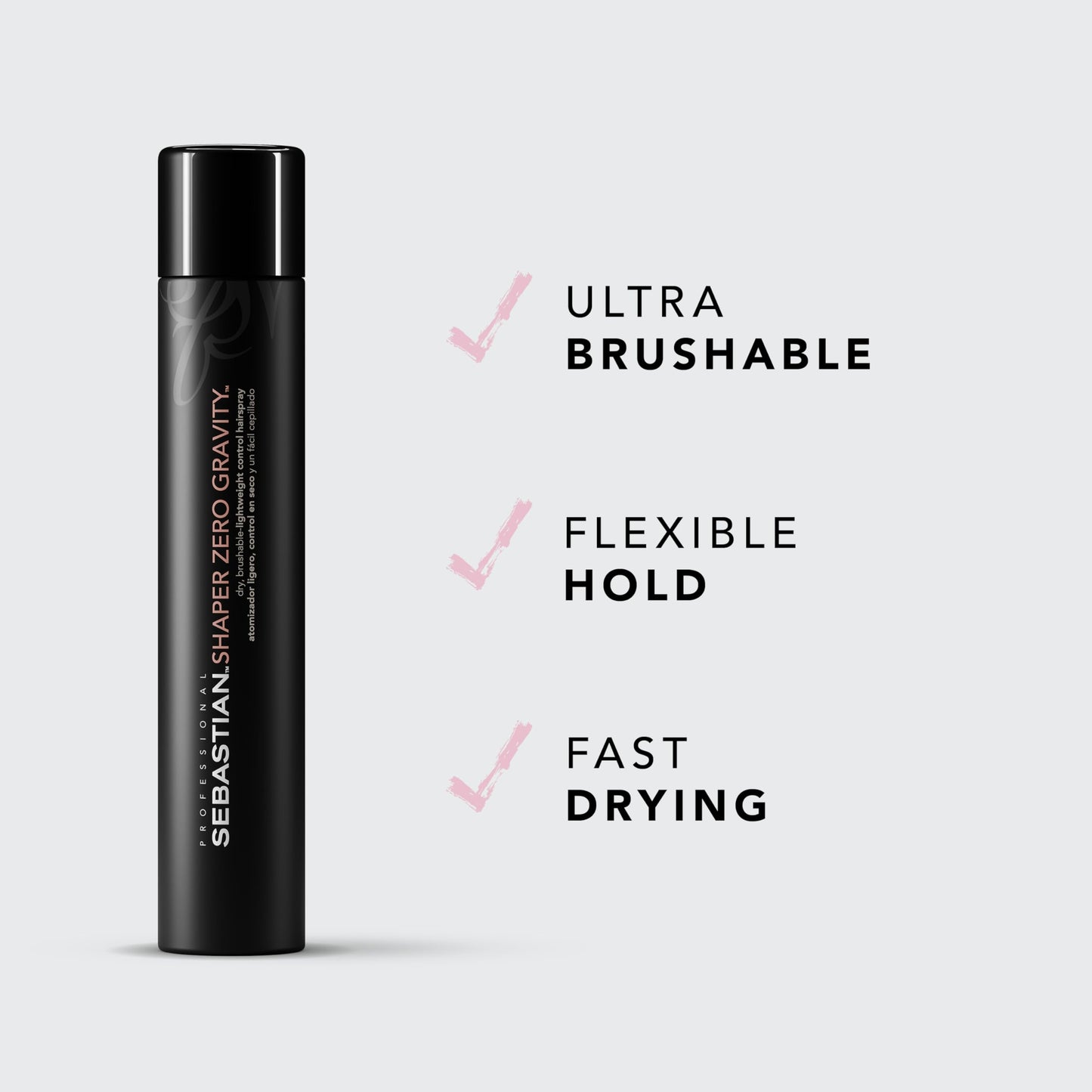 Sebastian Professional Shaper Zero Gravity Hairspray | Brushable-Lightweight, Flexible Hold | 10.6 oz Beauty & Personal Care Sebastian
