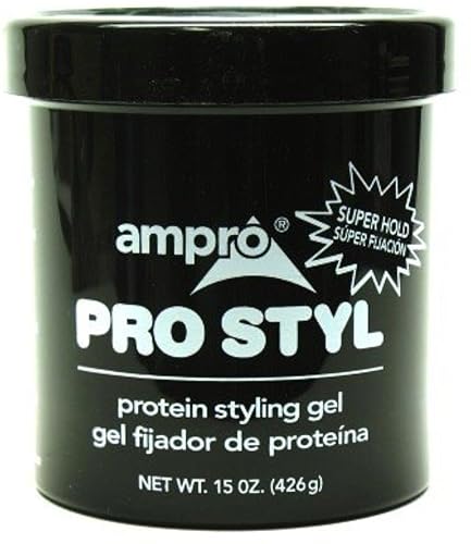 Ampro Protein Styling Gel, Super Hold, 15 oz (Pack of 2) Beauty & Personal Care AmPro