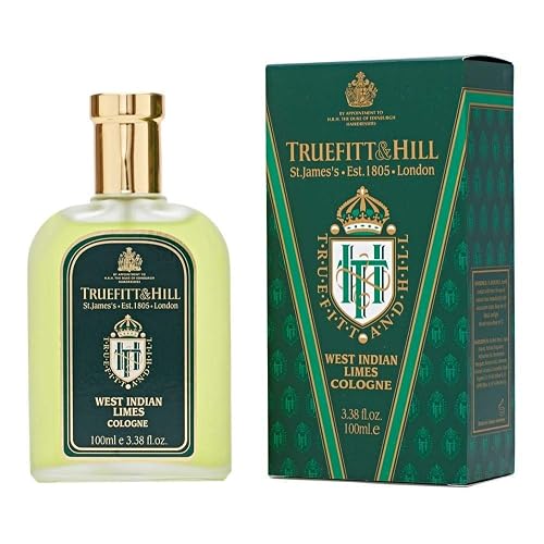 Truefitt & Hill Luxury Cologne - West Indian Limes - Premium Long-Lasting Citrus and Clove Men's Fragrance Presented in a Beautifully Etched Beauty & Personal Care Truefitt & Hill