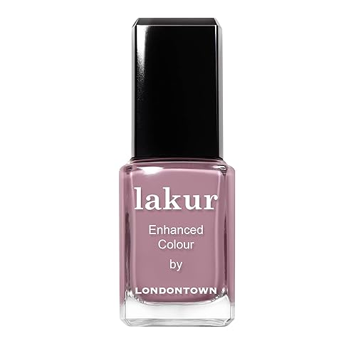 LONDONTOWN Dusty Pink Glossy Nail Polish, Bell Flower lakur, Vegan Chip-Resistant Long-Lasting Nail Lacquer, .40 fl oz Beauty & Personal Care LONDONTOWN