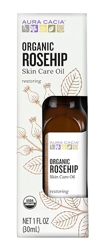 Aura Cacia Organic Rosehip Skin Care Oil | GC/MS Tested for Purity | 30ml (1 fl. oz.) in Box Beauty & Personal Care Aura Cacia