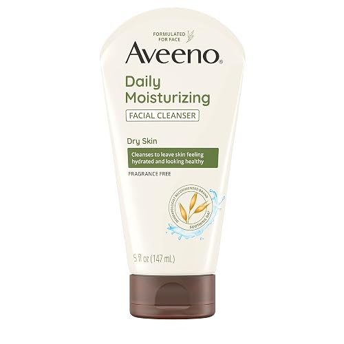 Aveeno Daily Moisturizing Face Cleanser with Soothing Oat, Easy-to-Rinse Cleanser Removes Dirt, Oil & Other Impurities & Leaves Skin Feeling Soft Beauty & Personal Care Aveeno