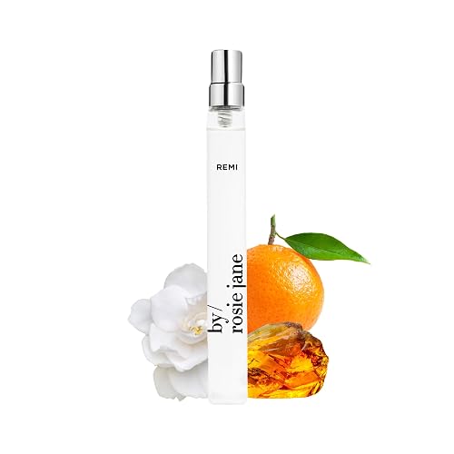 By Rosie Jane Eau De Parfum Travel Spray (Remi) - Clean Travel Perfume for Women - Enriched with Notes of Mandarin, Cardamom & White Amber - Vegan Beauty & Personal Care By Rosie Jane