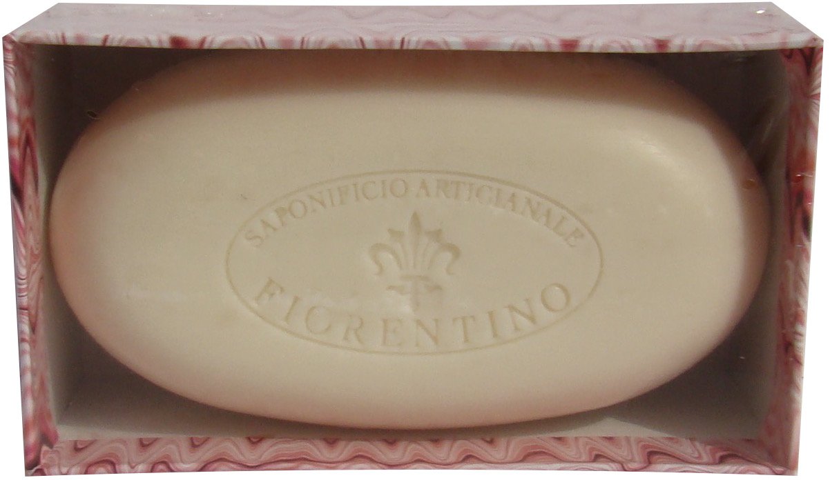 Saponificio Artigianale Fiorentino Pink Peony Single 10.5 Oz. Soap Bar From Italy Beauty & Personal Care Saponificio Artigianale Fiorentino