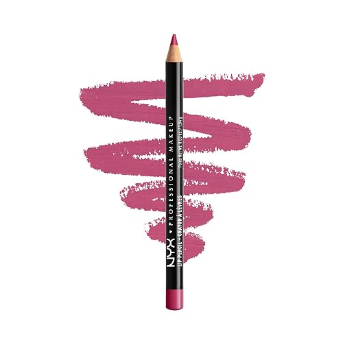 NYX PROFESSIONAL MAKEUP Slim Lip Pencil, Long-Lasting Creamy Lip Liner Bloom, 0.04 oz Beauty & Personal Care NYX PROFESSIONAL MAKEUP