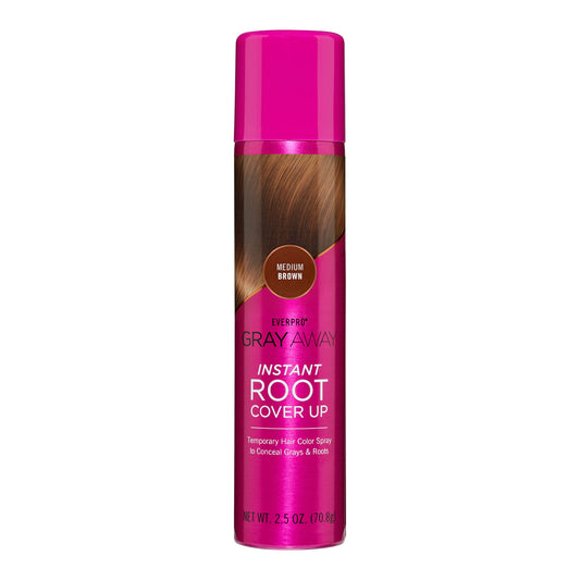 EVERPRO Gray Away Instant Root Cover Up Spray 2.5oz - Medium Brown Beauty & Personal Care EVERPRO