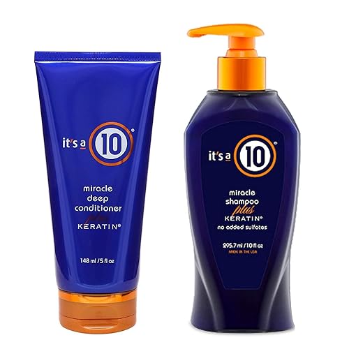 It's A 10 Shampoo & Deep Conditioner Duo with Keratin - 10 Oz Shampoo, 5 Oz Conditioner Beauty & Personal Care It's a 10 Haircare