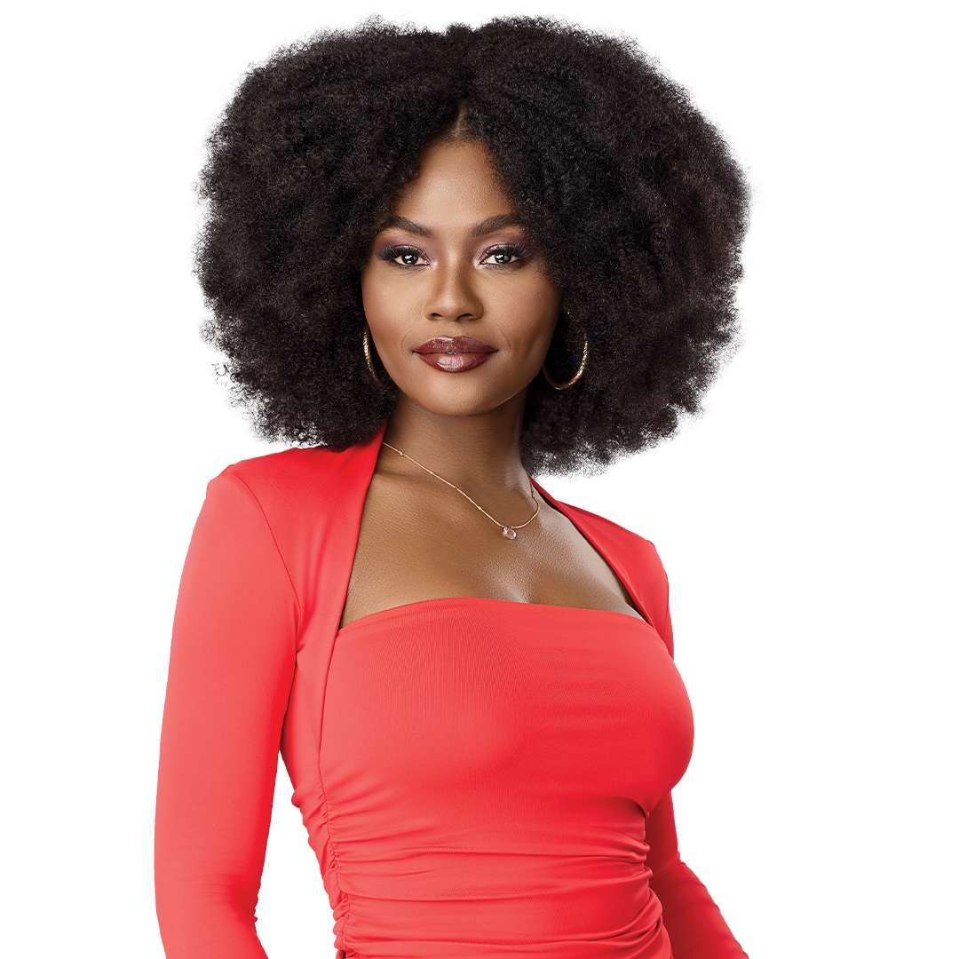 Outre X-Pression Human Bulk - Afro Kinky Curly Bulk 18" (OFF BLACK 1B)