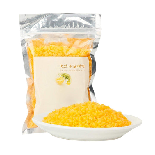Emulsifying Wax, Candelilla Wax Candelilla Vegan Wax for Skin, Face, Body and Hair DIY Creams, Lotions, Lip Balm and Soap Making Supplies. Beeswax Beauty and Personal Care Cosiki