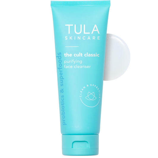 TULA Skin Care The Cult Classic Purifying Face Cleanser - Gentle and Effective Face Wash, Makeup Remover, Nourishing and Hydrating, 4.2 oz. Beauty & Personal Care TULA