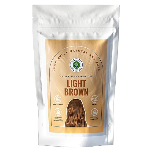 Henna Cosmetics Natural Henna Hair Dye, Light Brown, 100g + Free 50g Henna Beauty & Personal Care HENNA COSMETICS CYPRI
