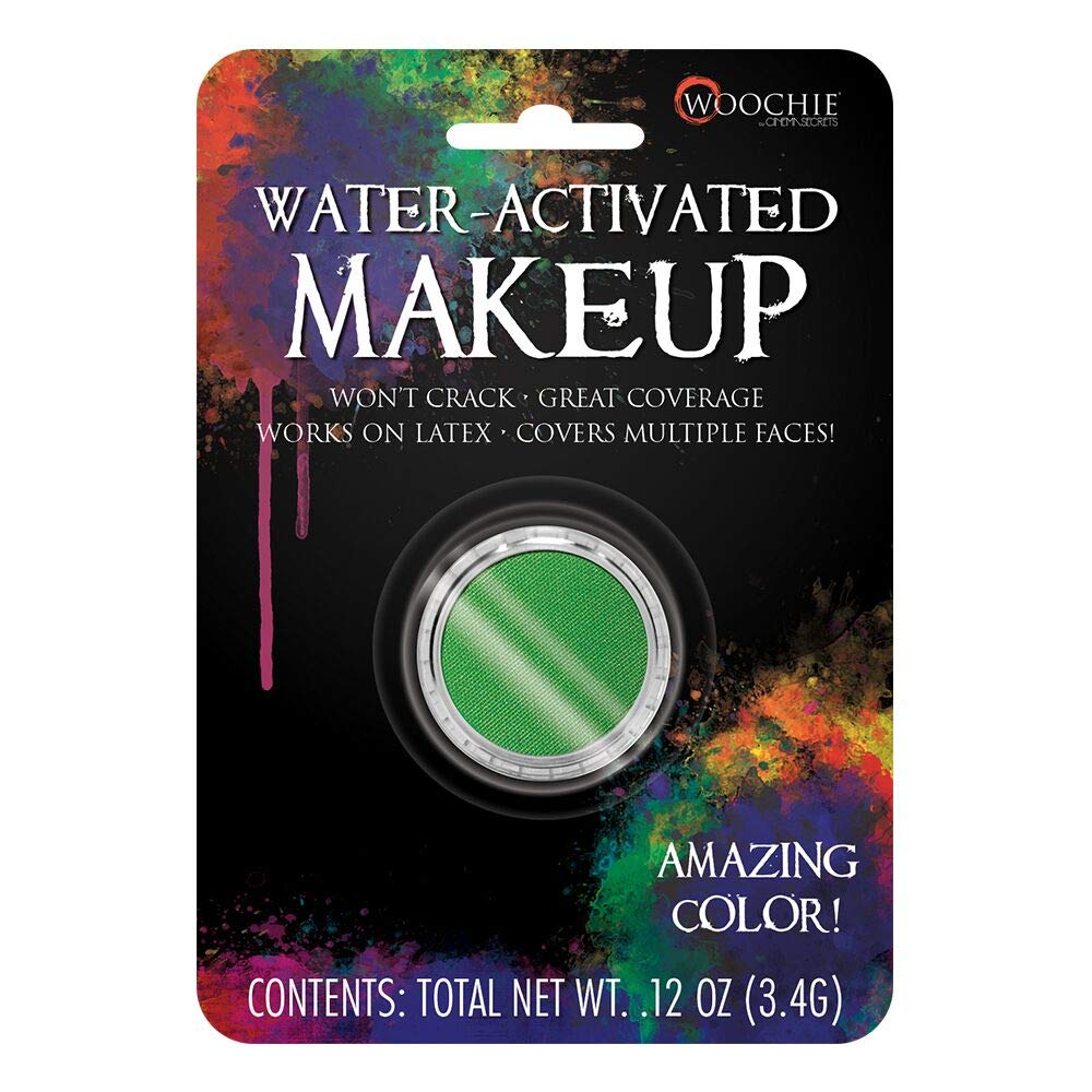 Woochie Water Activated Makeup - Professional Quality Halloween and Costume Makeup - (Green, 1.0 oz) Beauty & Personal Care Woochie
